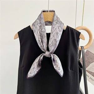 MaraSilk Pure Mulberry Silk Scarf - Square Crepe Satin MS72