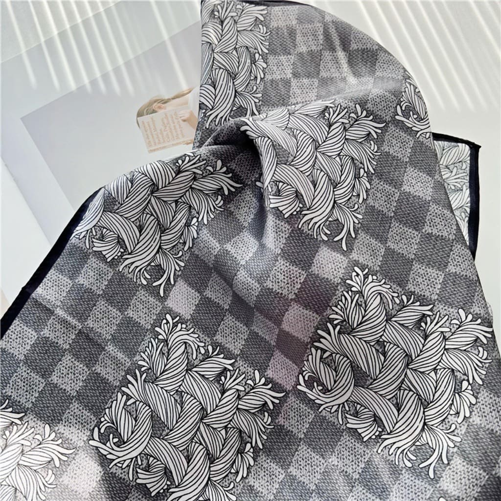 MaraSilk Pure Mulberry Silk Scarf - Square Crepe Satin MS72