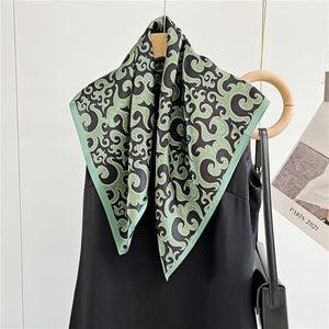 MaraSilk Pure Mulberry Silk Scarf - Square Crepe Satin MS72