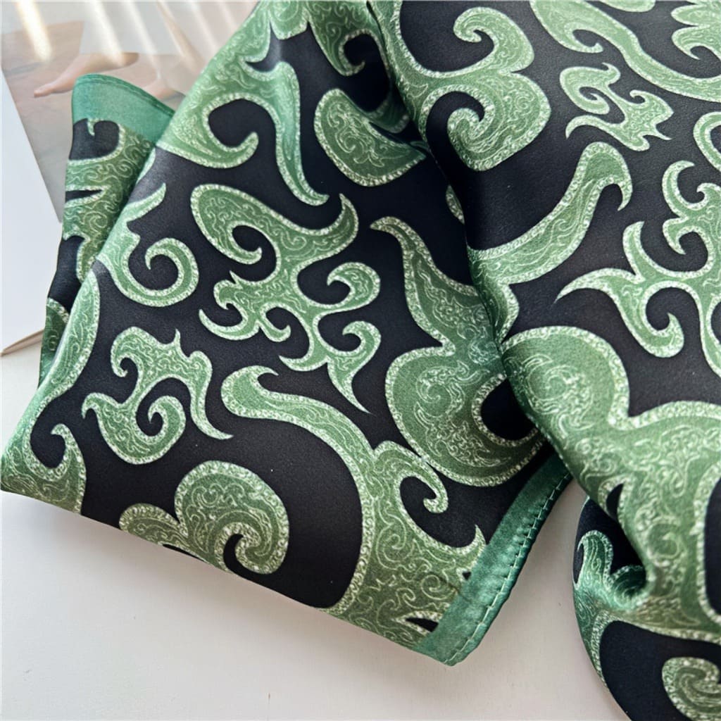 MaraSilk Pure Mulberry Silk Scarf - Square Crepe Satin MS72