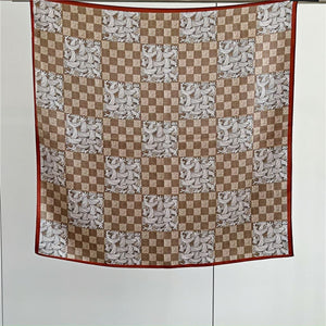 MaraSilk Pure Mulberry Silk Scarf - Square Crepe Satin MS72 25" x 25" MS7202