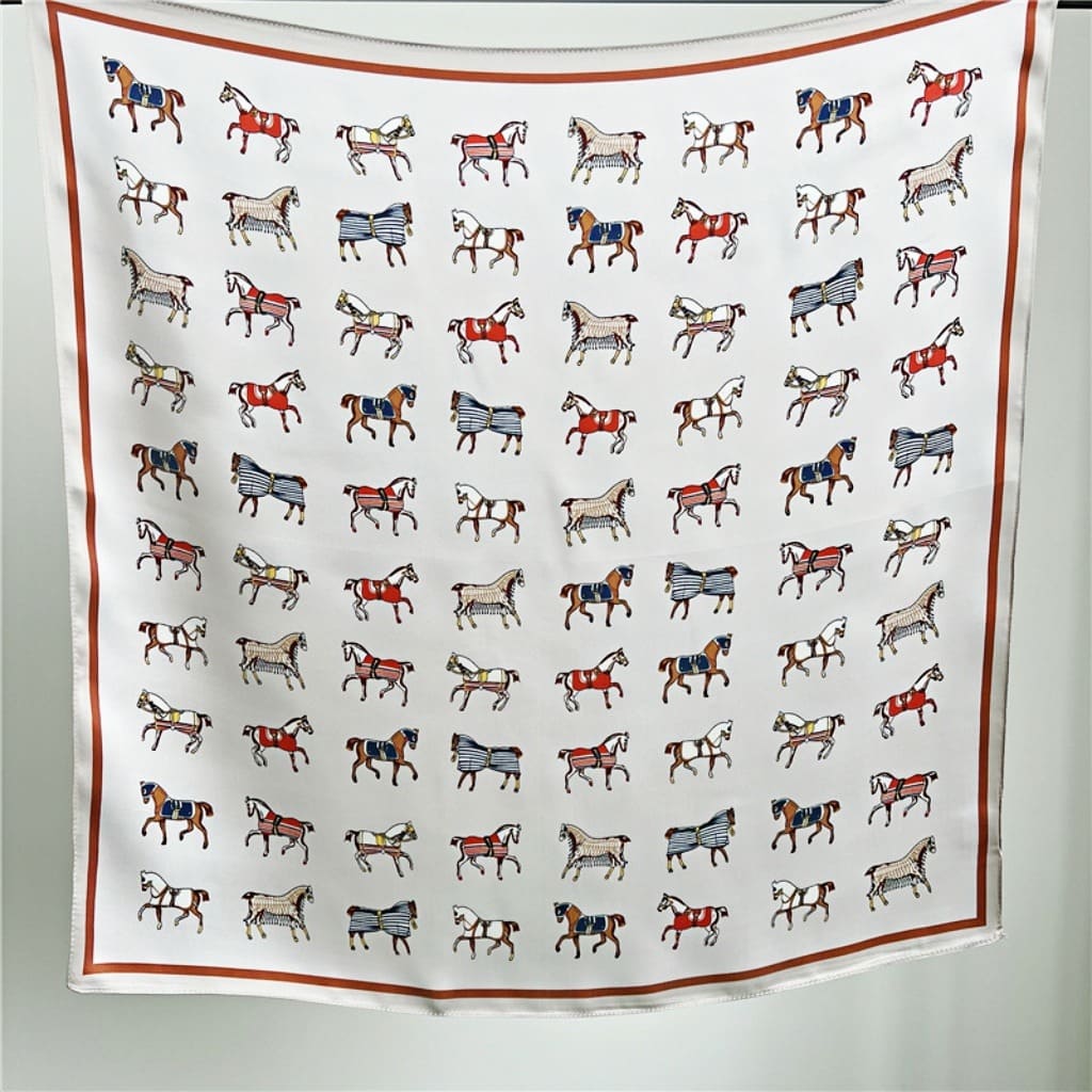 MaraSilk Pure Mulberry Silk Scarf - Square Crepe Satin MS73 25" x 25" MS7301