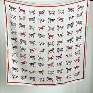 MaraSilk Pure Mulberry Silk Scarf - Square Crepe Satin MS73 25" x 25" MS7301