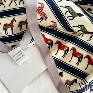 MaraSilk Pure Mulberry Silk Scarf - Square Crepe Satin MS74