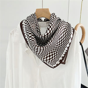 MaraSilk Pure Mulberry Silk Scarf - Square Crepe Satin MS77