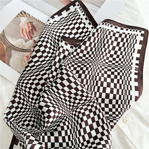 MaraSilk Pure Mulberry Silk Scarf - Square Crepe Satin MS77