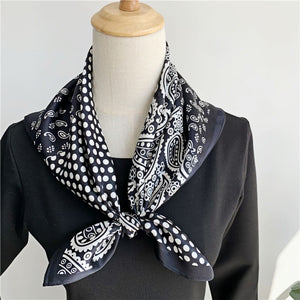 MaraSilk Pure Mulberry Silk Scarf - Square Crepe Satin MS78