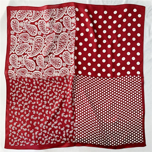 MaraSilk Pure Mulberry Silk Scarf - Square Crepe Satin MS78 25" x 25" MS7802