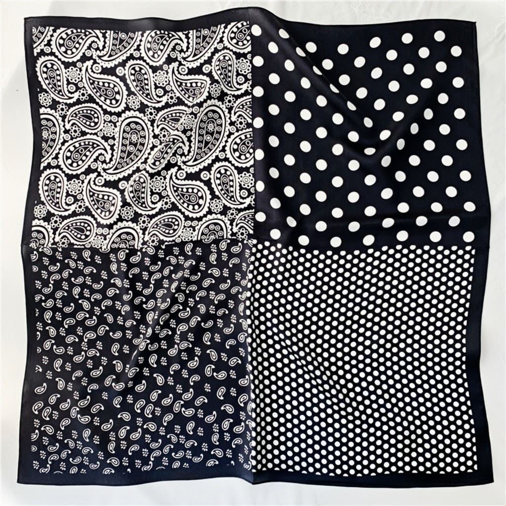 MaraSilk Pure Mulberry Silk Scarf - Square Crepe Satin MS78 25" x 25" MS7801