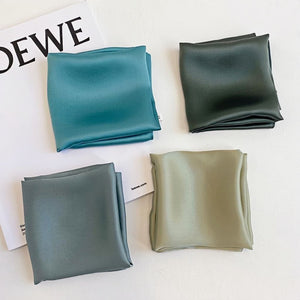 MaraSilk Pure Mulberry Silk Scarf - Square Crepe Satin MS810