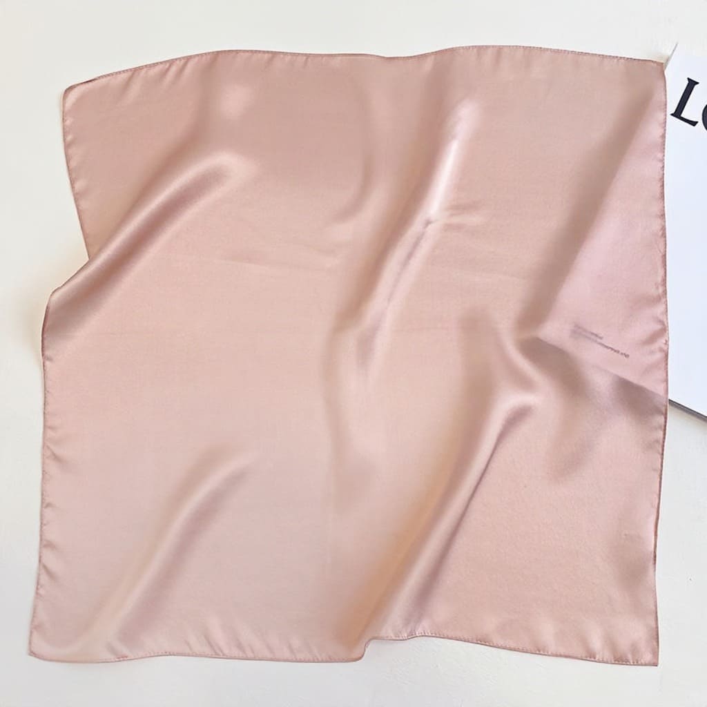 MaraSilk Pure Mulberry Silk Scarf - Square Crepe Satin MS810