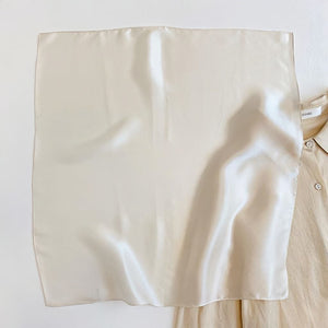 MaraSilk Pure Mulberry Silk Scarf - Square Crepe Satin MS810