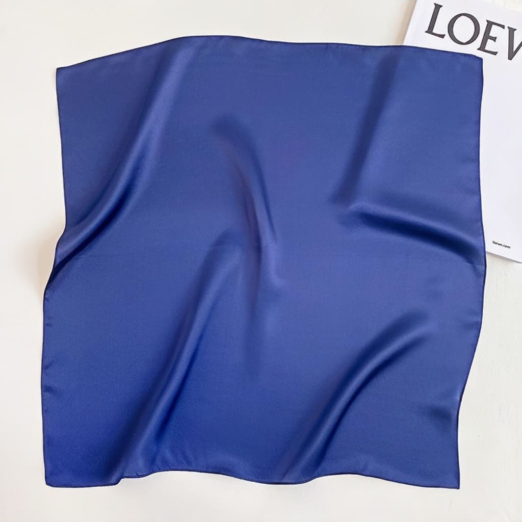 MaraSilk Pure Mulberry Silk Scarf - Square Crepe Satin MS810