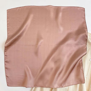 MaraSilk Pure Mulberry Silk Scarf - Square Crepe Satin MS810