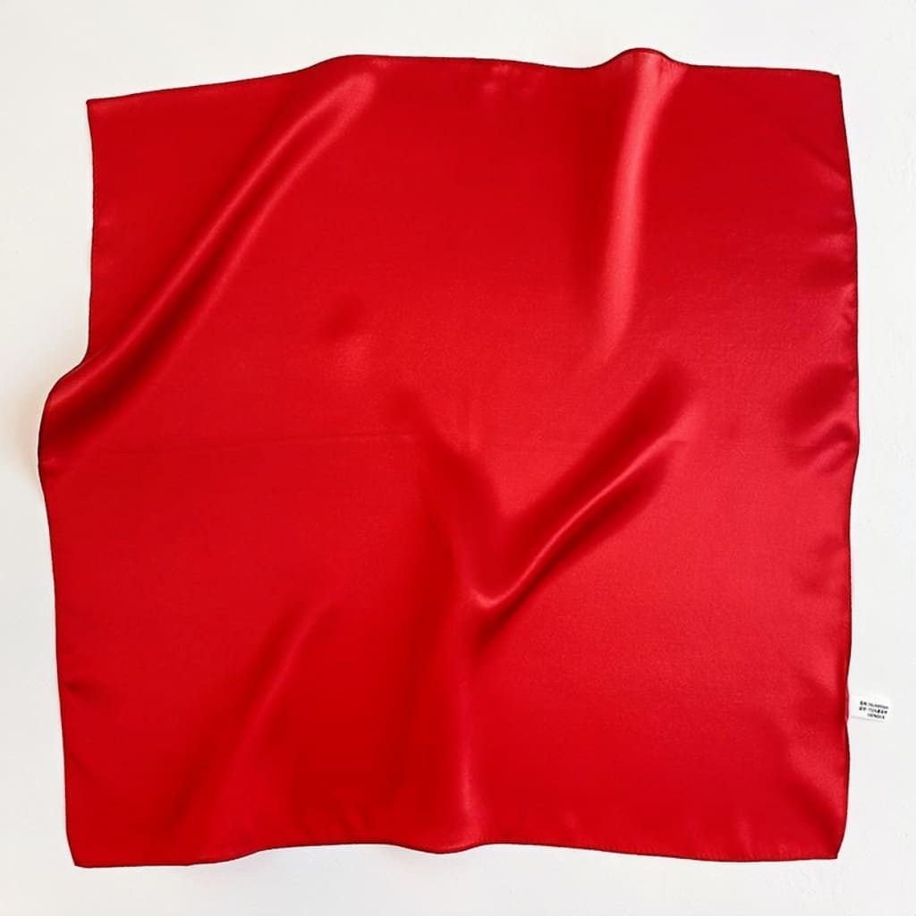 MaraSilk Pure Mulberry Silk Scarf - Square Crepe Satin MS810