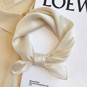 MaraSilk Pure Mulberry Silk Scarf - Square Crepe Satin MS810 20" x 20" MS81008