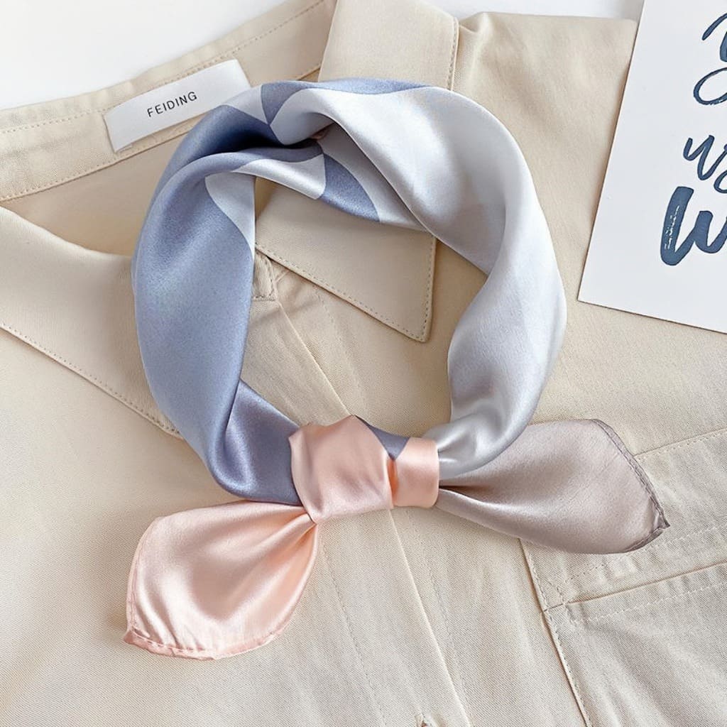 MaraSilk Pure Mulberry Silk Scarf - Square Crepe Satin MS811 20" x 20" MS81111