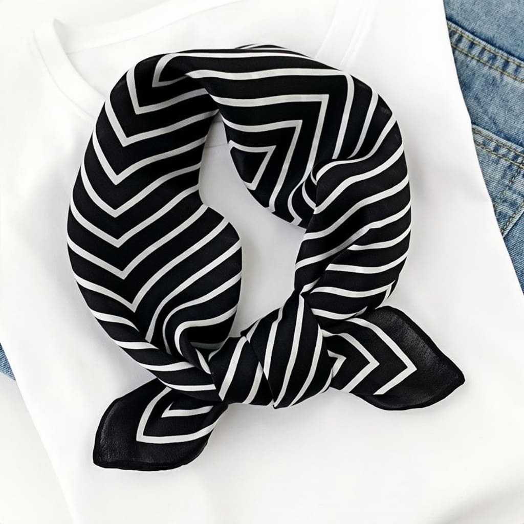 MaraSilk Pure Mulberry Silk Scarf - Square Crepe Satin MS811 20" x 20" MS81119