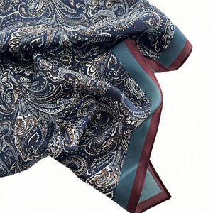 MaraSilk Pure Mulberry Silk Scarf - Square Crepe Satin MS82