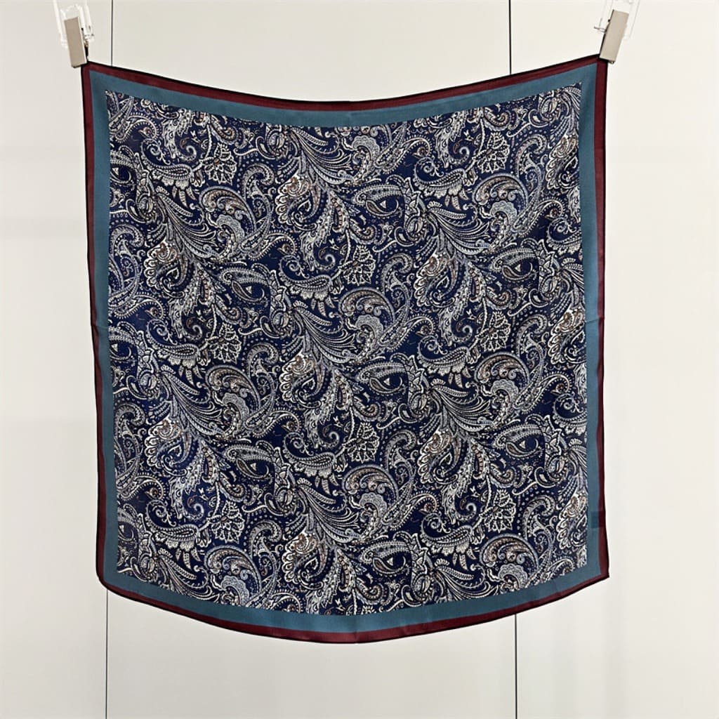 MaraSilk Pure Mulberry Silk Scarf - Square Crepe Satin MS82