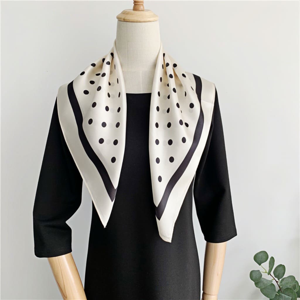 MaraSilk Pure Mulberry Silk Scarf - Square Crepe Satin MS83