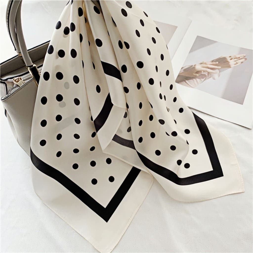 MaraSilk Pure Mulberry Silk Scarf - Square Crepe Satin MS83