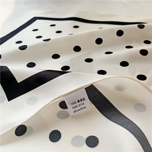 MaraSilk Pure Mulberry Silk Scarf - Square Crepe Satin MS83