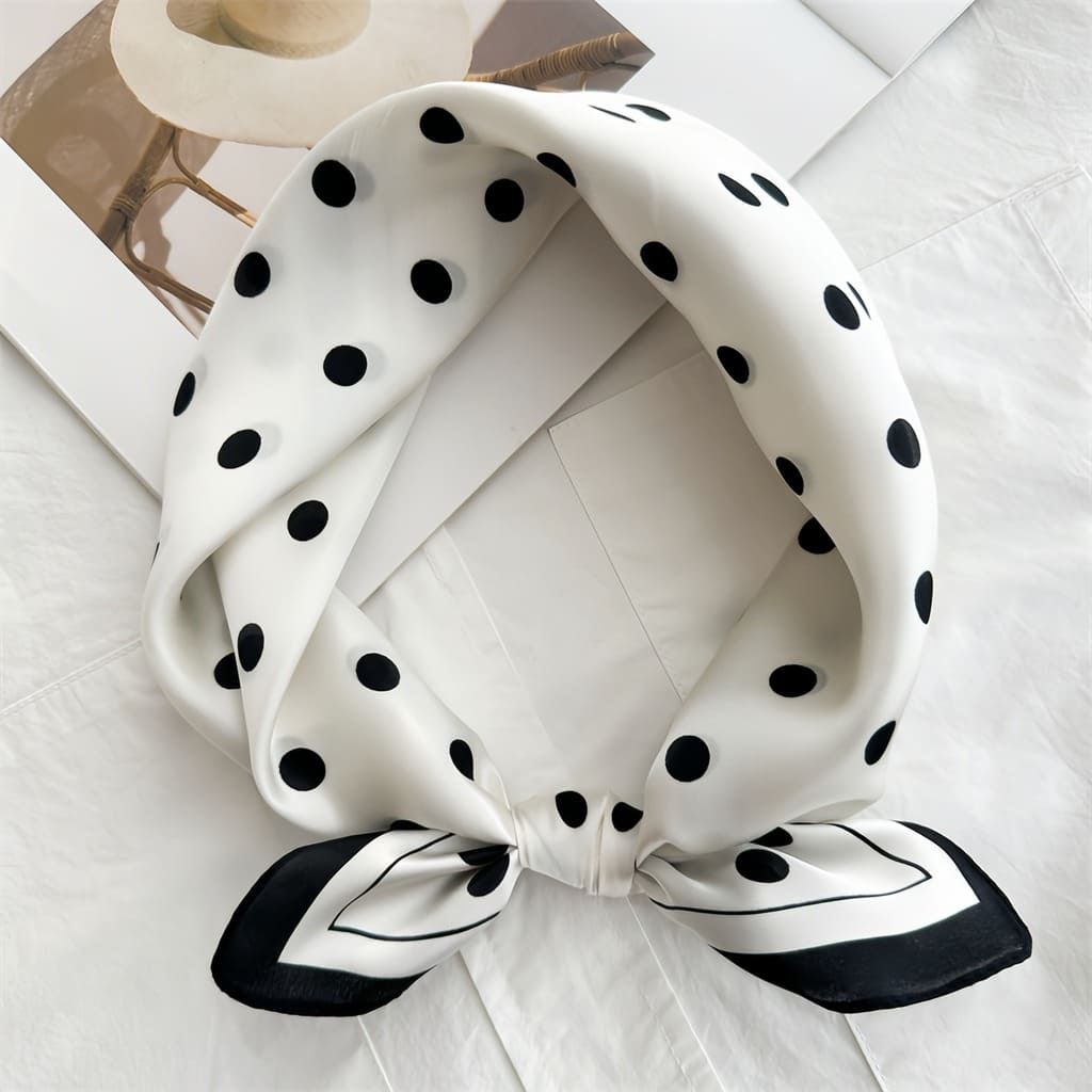 MaraSilk Pure Mulberry Silk Scarf - Square Crepe Satin MS833 20" x 20" MS83301