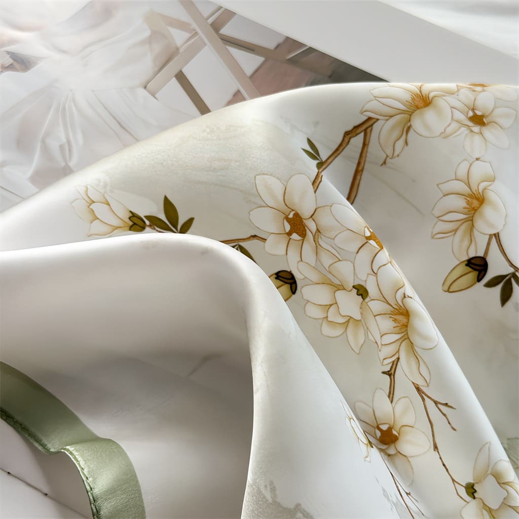 MaraSilk Pure Mulberry Silk Scarf - Square Crepe Satin MS833