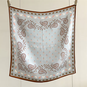 MaraSilk Pure Mulberry Silk Scarf - Square Crepe Satin MS838 25" x 25" MS83801