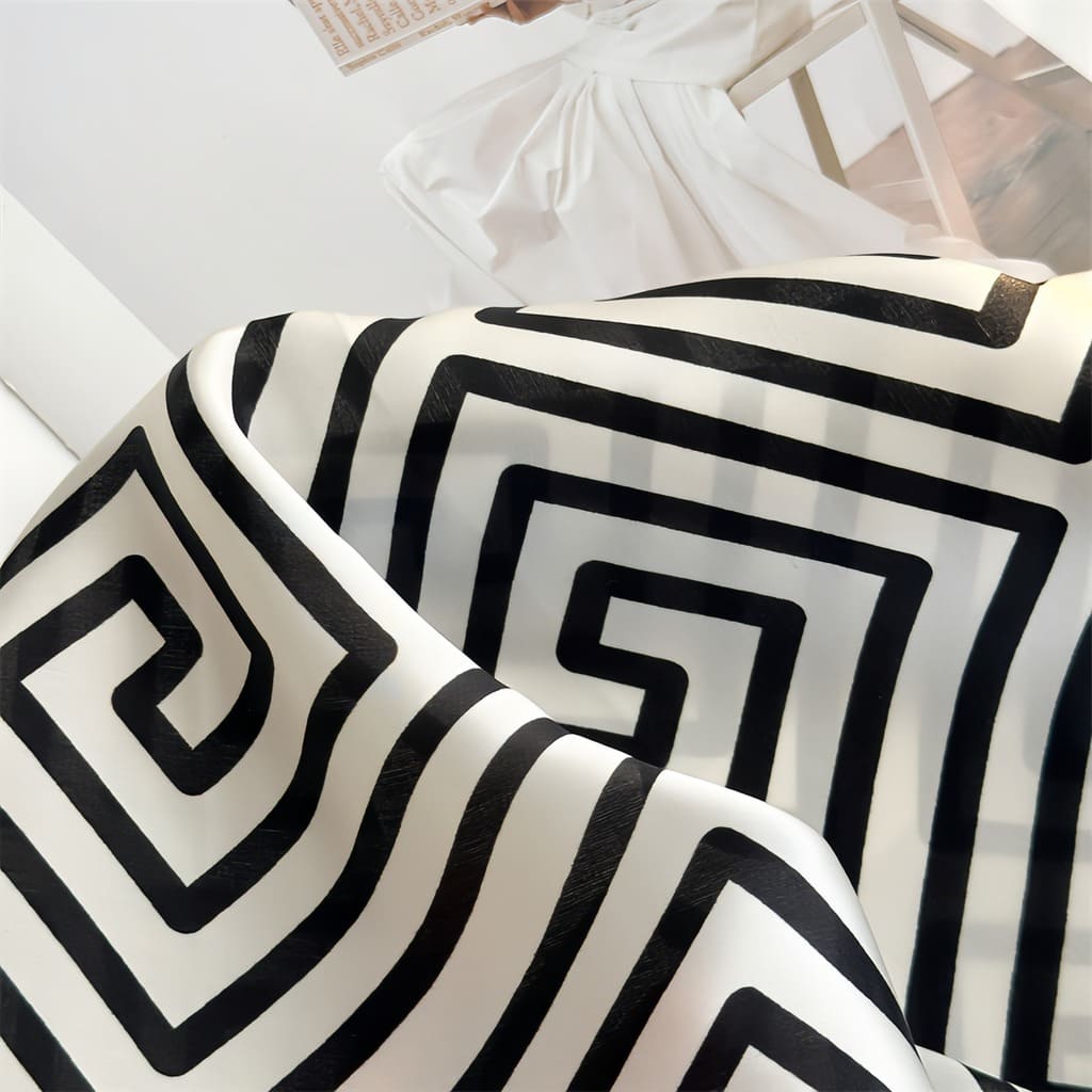 MaraSilk Pure Mulberry Silk Scarf - Square Crepe Satin MS839