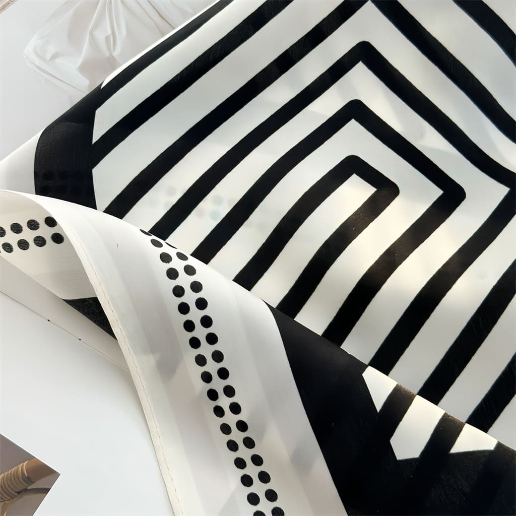 MaraSilk Pure Mulberry Silk Scarf - Square Crepe Satin MS839