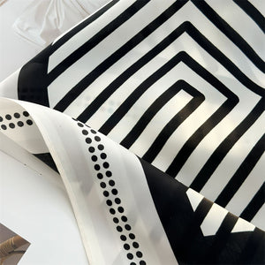 MaraSilk Pure Mulberry Silk Scarf - Square Crepe Satin MS839