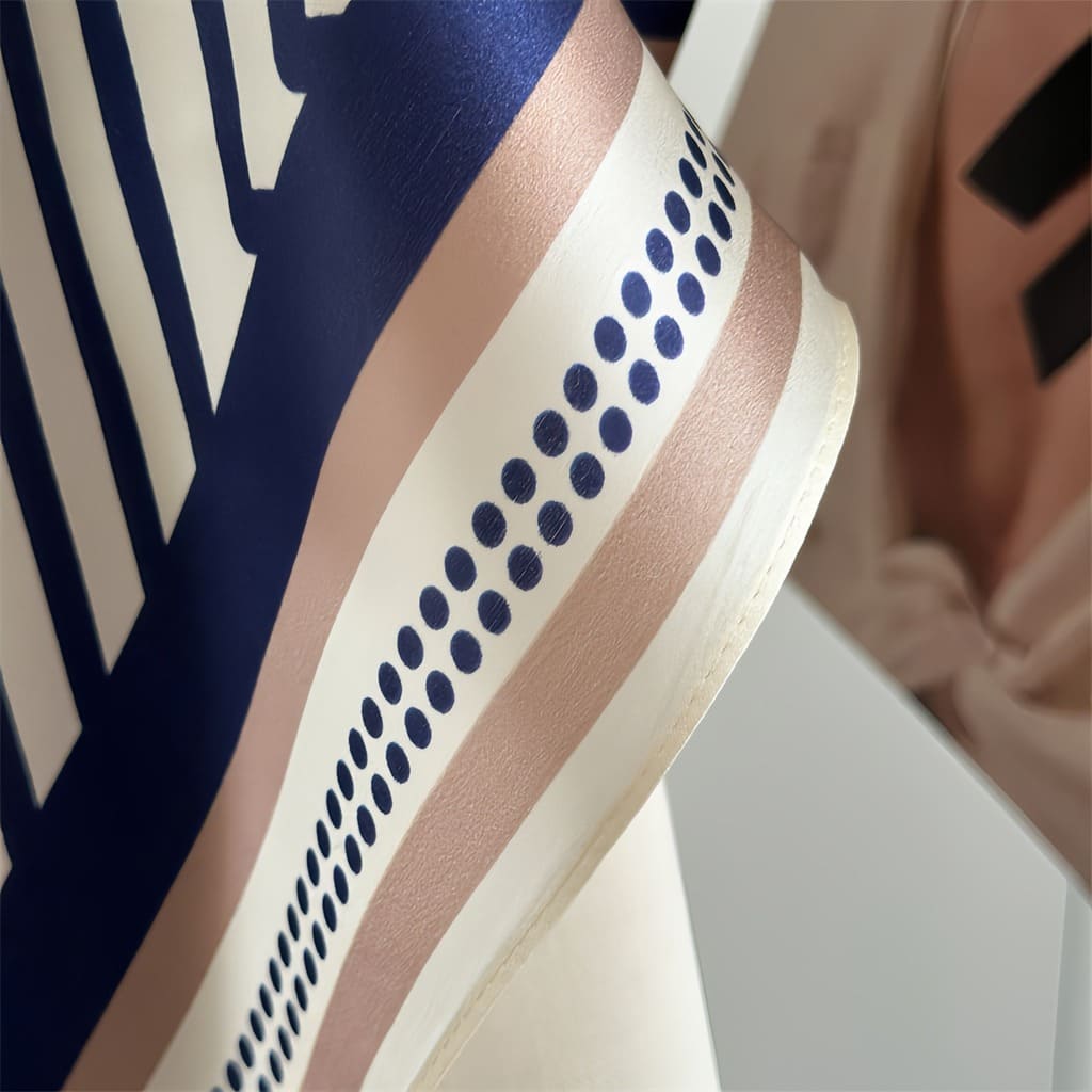 MaraSilk Pure Mulberry Silk Scarf - Square Crepe Satin MS839