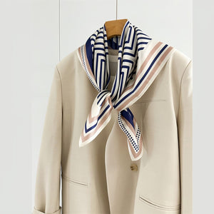 MaraSilk Pure Mulberry Silk Scarf - Square Crepe Satin MS839