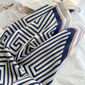 MaraSilk Pure Mulberry Silk Scarf - Square Crepe Satin MS839