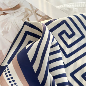 MaraSilk Pure Mulberry Silk Scarf - Square Crepe Satin MS839