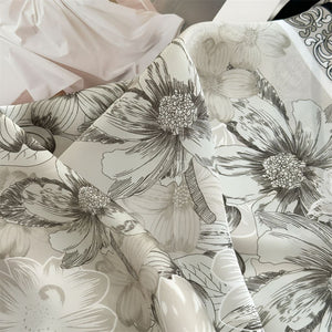 MaraSilk Pure Mulberry Silk Scarf - Square Crepe Satin MS845