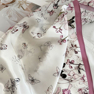 MaraSilk Pure Mulberry Silk Scarf - Square Crepe Satin MS845