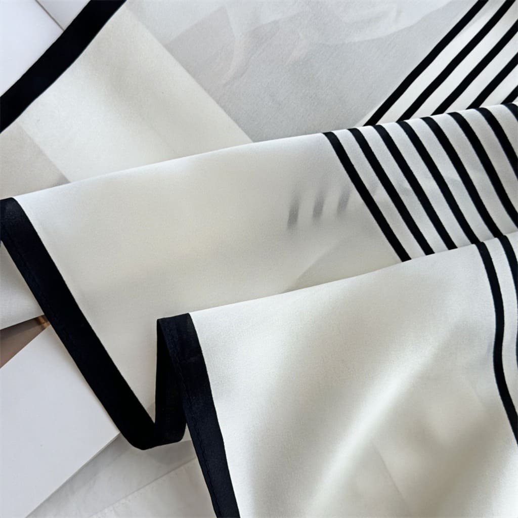 MaraSilk Pure Mulberry Silk Scarf - Square Crepe Satin MS85