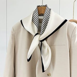 MaraSilk Pure Mulberry Silk Scarf - Square Crepe Satin MS85 25" x 25" MS8501