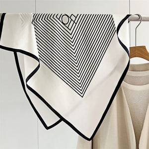 MaraSilk Pure Mulberry Silk Scarf - Square Crepe Satin MS85