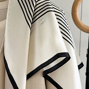 MaraSilk Pure Mulberry Silk Scarf - Square Crepe Satin MS85