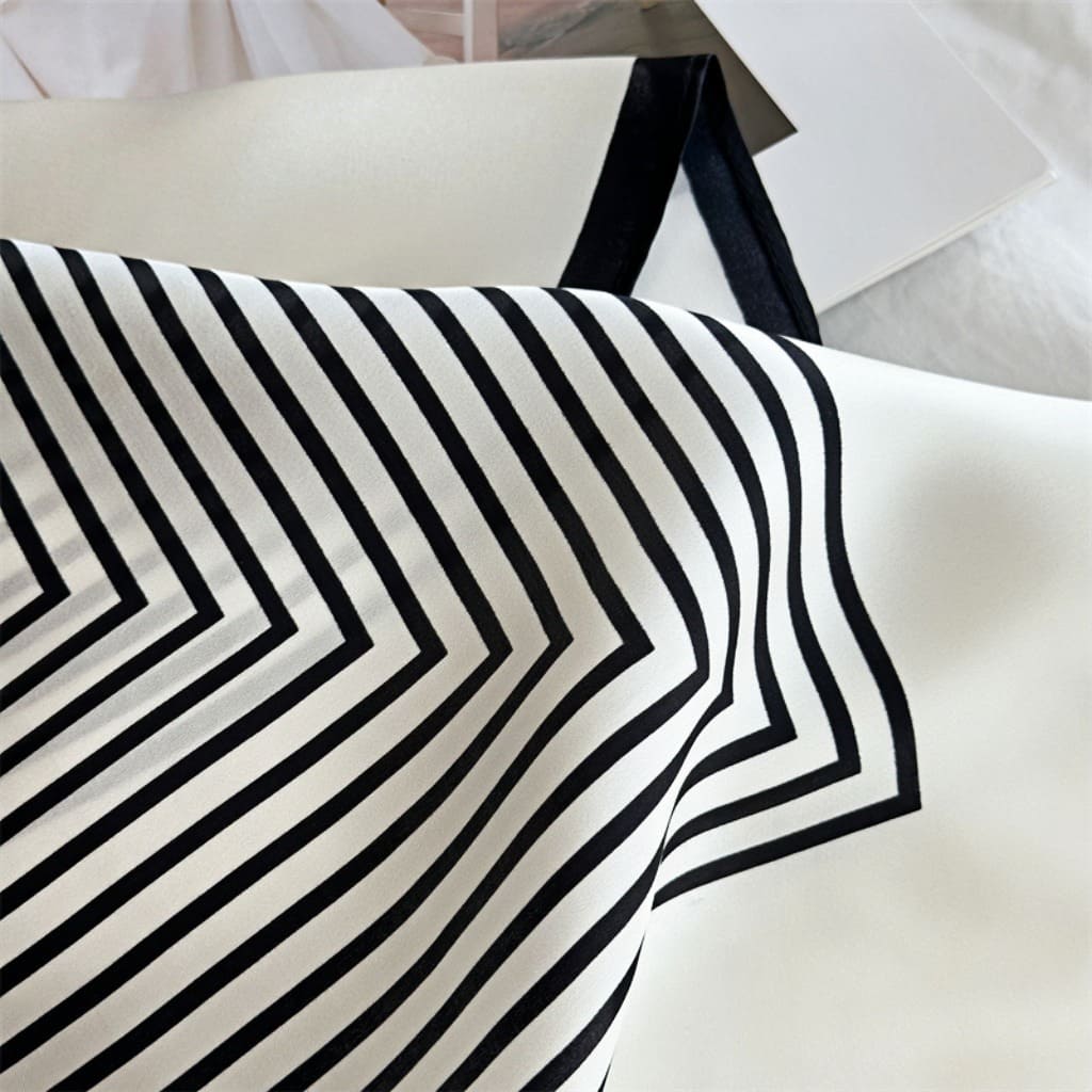 MaraSilk Pure Mulberry Silk Scarf - Square Crepe Satin MS85