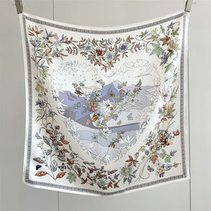 MaraSilk Pure Mulberry Silk Scarf - Square Crepe Satin MS852 25" x 25" MS85203