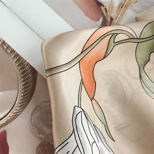 MaraSilk Pure Mulberry Silk Scarf - Square Crepe Satin MS852