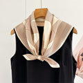 MaraSilk Pure Mulberry Silk Scarf - Square Crepe Satin MS853