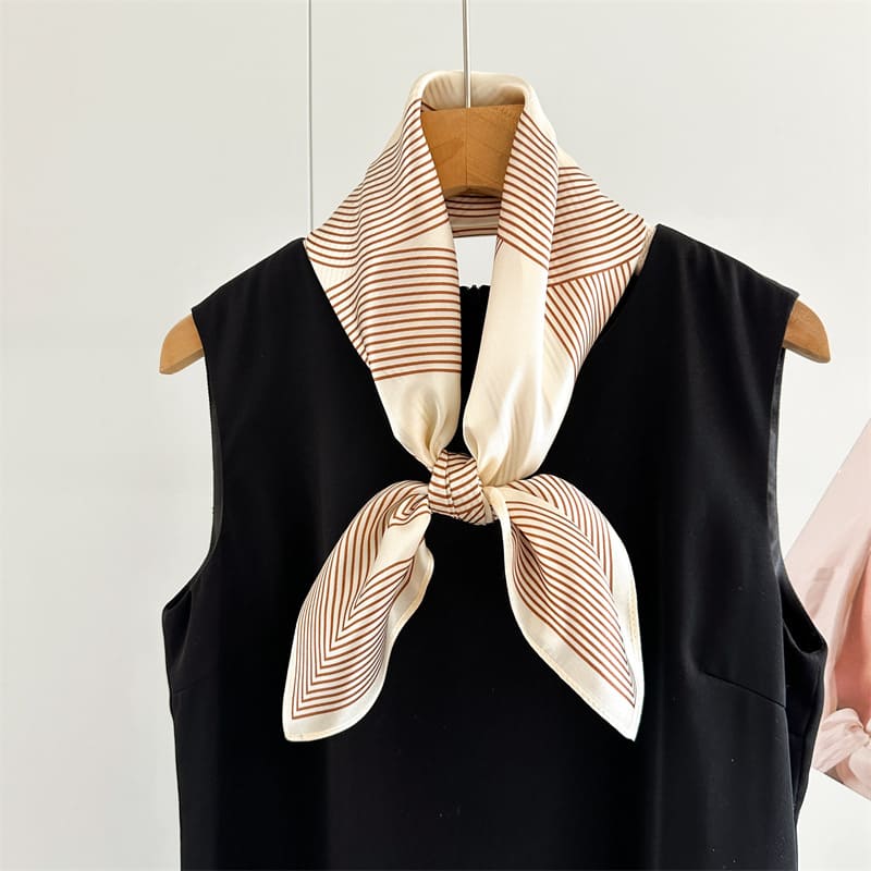 MaraSilk Pure Mulberry Silk Scarf - Square Crepe Satin MS853