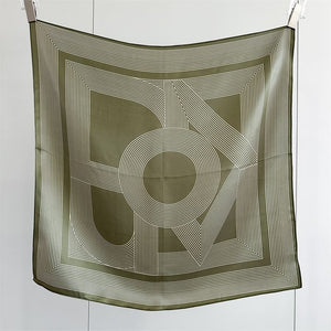 MaraSilk Pure Mulberry Silk Scarf - Square Crepe Satin MS853 25" x 25" MS85302
