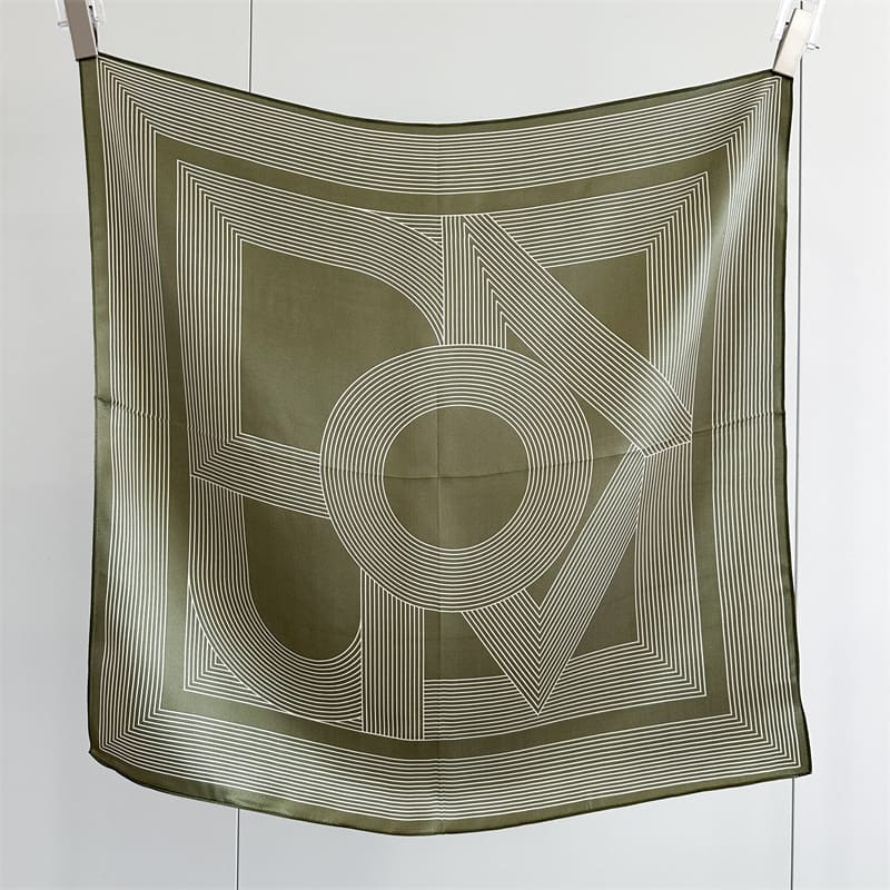 MaraSilk Pure Mulberry Silk Scarf - Square Crepe Satin MS853 25" x 25" MS85302